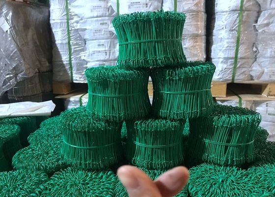 Double Loop PVC Coated 16GA 17GA Q195 Bar Tie Wire